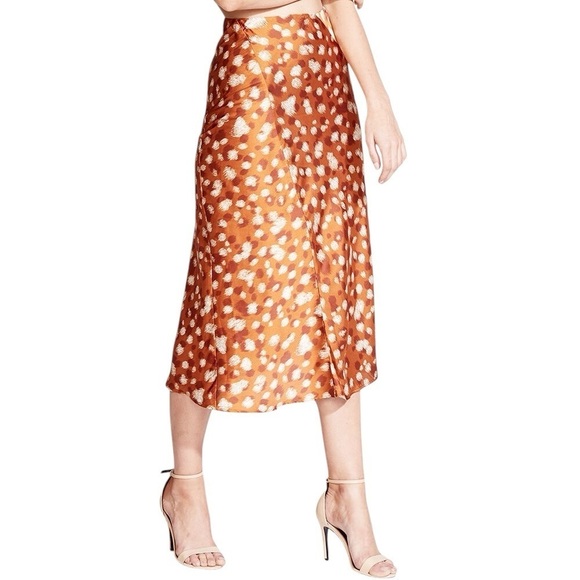 NWOT Bardot Mayah Spliced Skirt In Sketchspot SZ XS - Picture 3 of 6